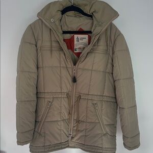 London Fog Beige Quilted Jacket